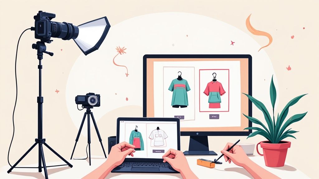 How to Clean Up Photos for E-Commerce Sales