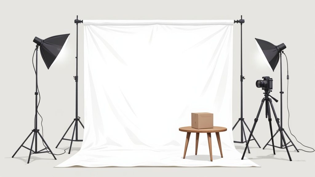 How to Make a White Background for Product Photos