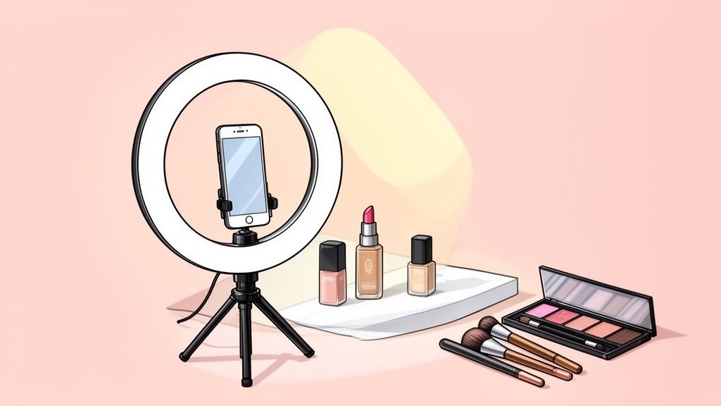 Mastering Makeup Product Photography for E-commerce
