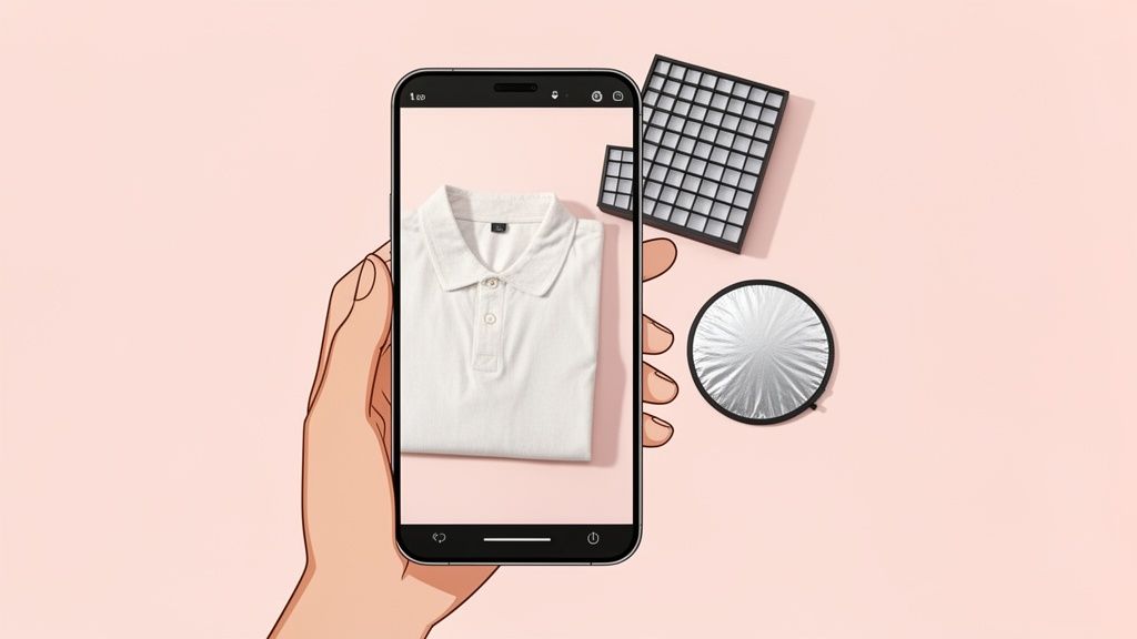 Pro-Level Product Photography Apparel with Your Smartphone