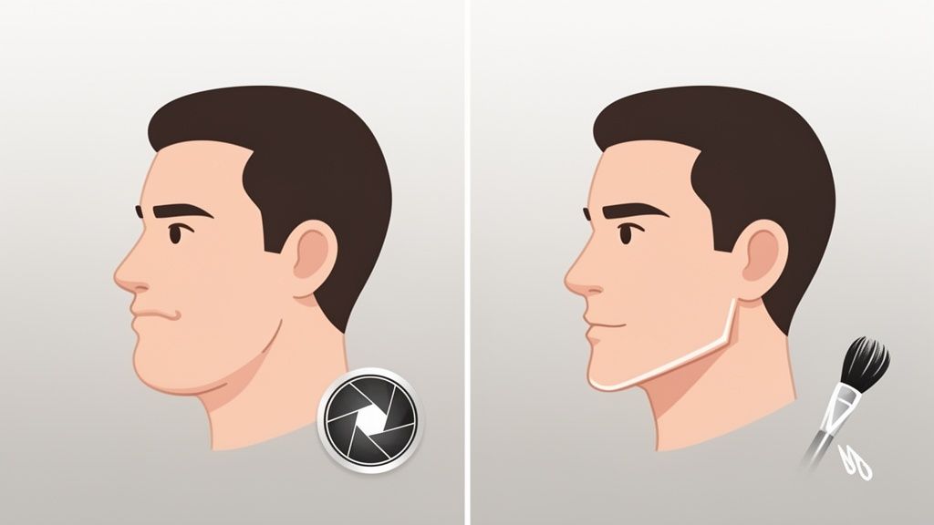 Remove Double Chin From Photo: Your 2026 Guide to Jawline Sculpting